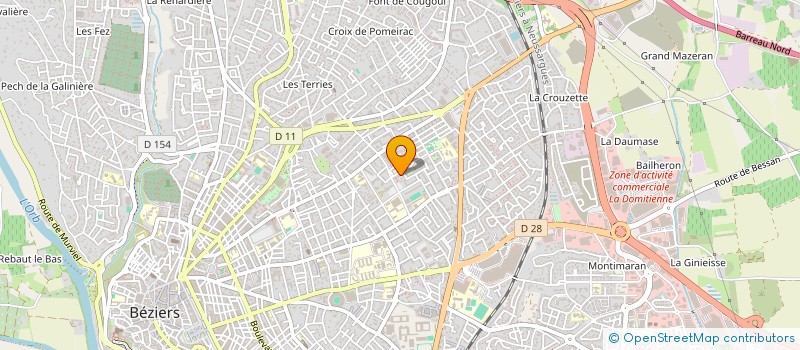 localisation de l'entreprise MONSIEUR MOHAMMED REFAS à BEZIERS
