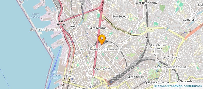 localisation de l'entreprise MONSIEUR MOHAMMED REGUIG  MARSEILLE 3EME