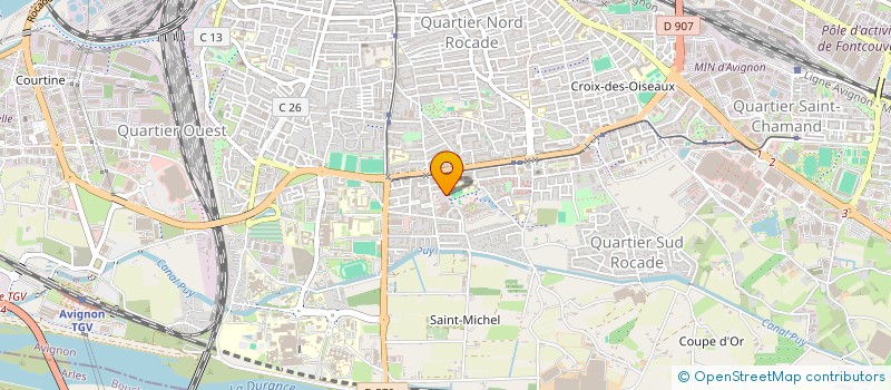 localisation de l'entreprise MONSIEUR MOHAMMED RHYA  AVIGNON