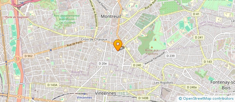 localisation de l'entreprise MONSIEUR MOHAMMED RIAZ AHMED à MONTREUIL