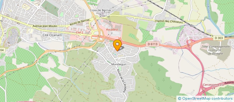 localisation de l'entreprise MONSIEUR MOHAMMED ROMMACHE à CARCASSONNE