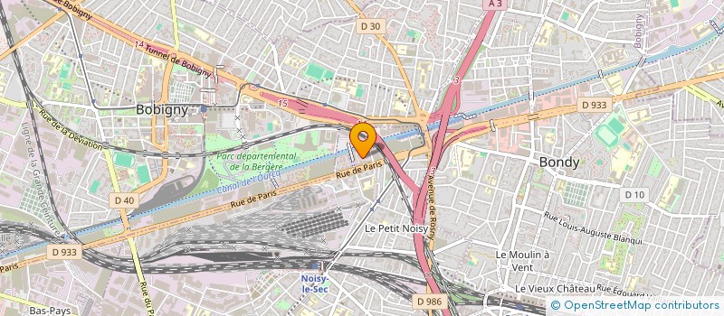 localisation de l'entreprise MONSIEUR MOHAMMED RUBEL à NOISY-LE-SEC