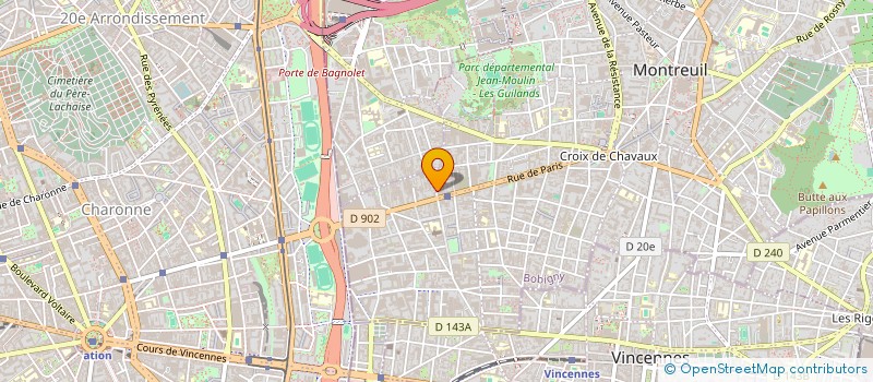 localisation de l'entreprise MONSIEUR MOHAMMED SAADANI à MONTREUIL