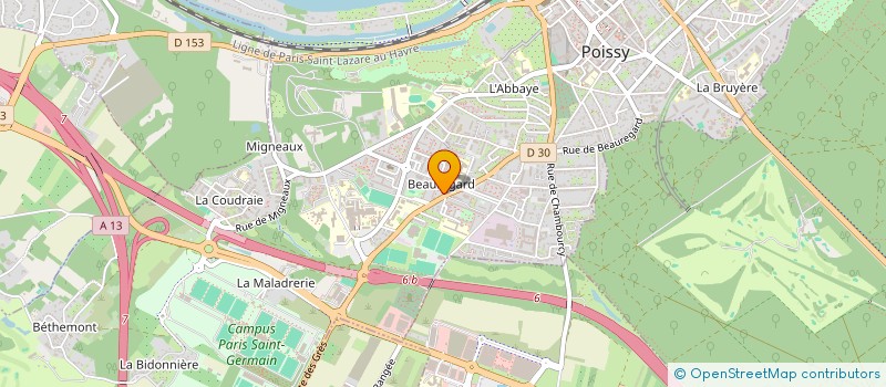 localisation de l'entreprise MONSIEUR MOHAMMED SADDIKI  POISSY