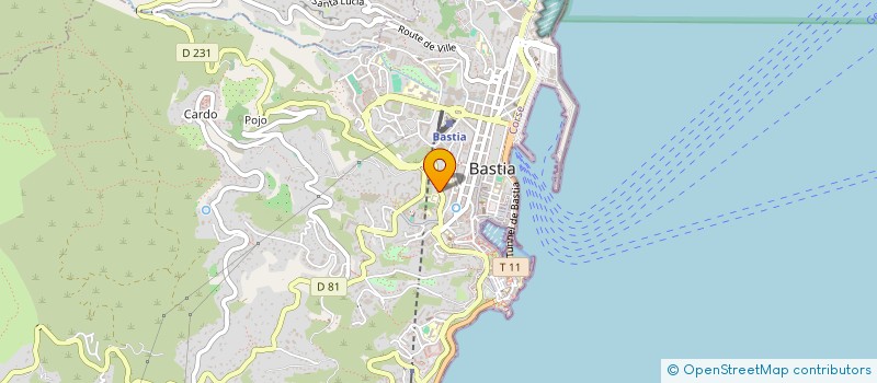 localisation de l'entreprise MONSIEUR MOHAMMED SADEDDINE à BASTIA