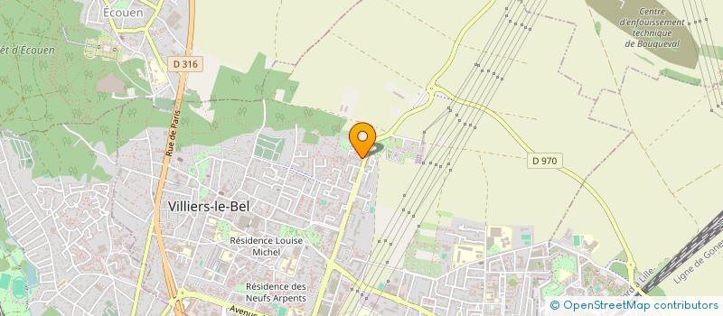 localisation de l'entreprise MONSIEUR MOHAMMED SADOUN  VILLIERS-LE-BEL