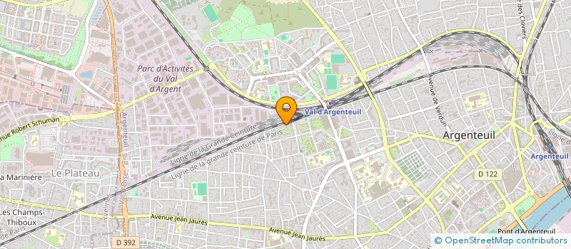 localisation de l'entreprise MONSIEUR MOHAMMED SAID MALLEK  ARGENTEUIL