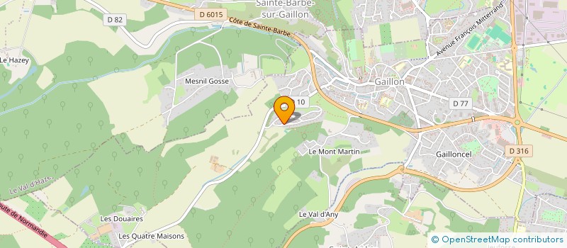 localisation de l'entreprise MONSIEUR MOHAMMED SAIDANI  GAILLON