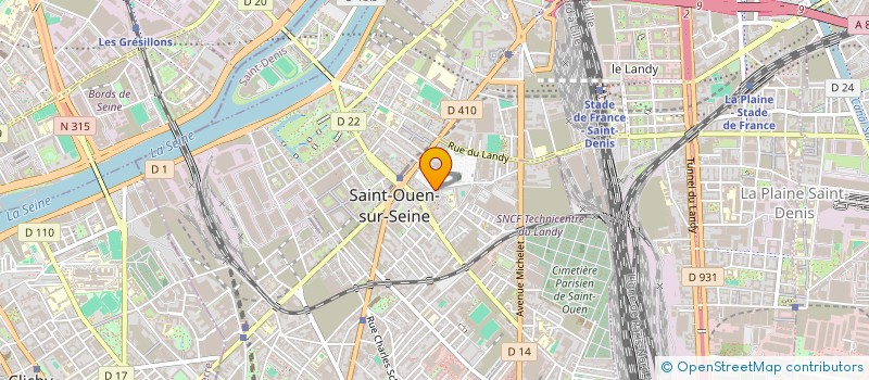 localisation de l'entreprise MONSIEUR MOHAMMED SALEEM à SAINT-OUEN-SUR-SEINE