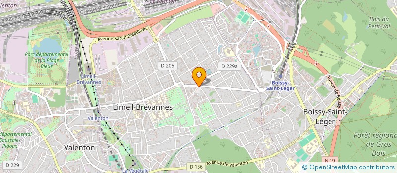 localisation de l'entreprise MONSIEUR MOHAMMED SALHI  LIMEIL-BREVANNES