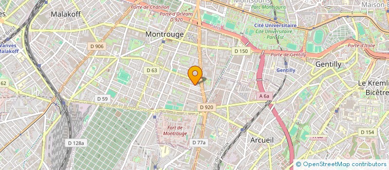 localisation de l'entreprise MONSIEUR MOHAMMED SALI  MONTROUGE