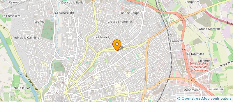 localisation de l'entreprise MONSIEUR MOHAMMED SAMHI  BEZIERS