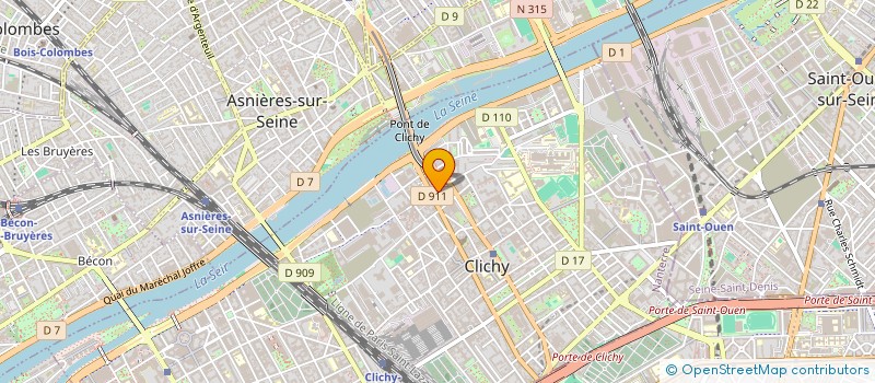 localisation de l'entreprise MONSIEUR MOHAMMED SAYEDUR RAHAMAN à CLICHY