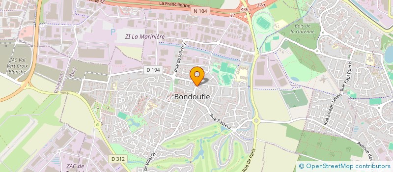 localisation de l'entreprise MONSIEUR MOHAMMED SCHREINER à BONDOUFLE