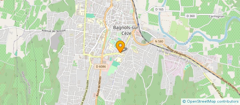 localisation de l'entreprise MONSIEUR MOHAMMED SEBBI  BAGNOLS-SUR-CEZE