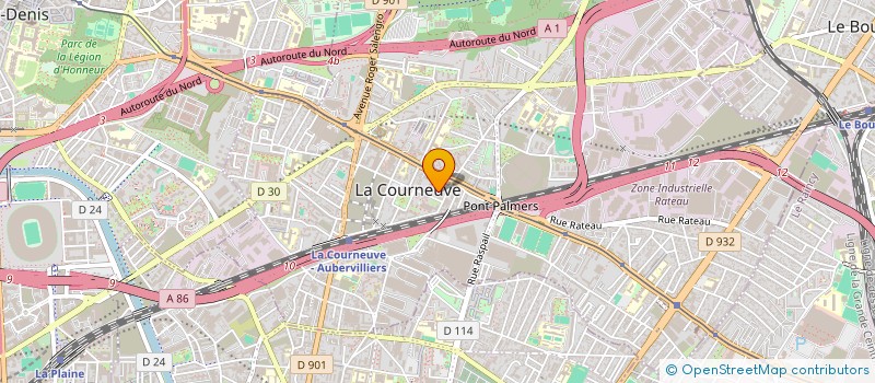 localisation de l'entreprise MONSIEUR MOHAMMED SEDIRA à LA COURNEUVE