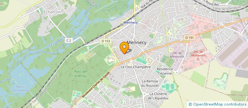 localisation de l'entreprise MONSIEUR MOHAMMED SEDKI à MENNECY