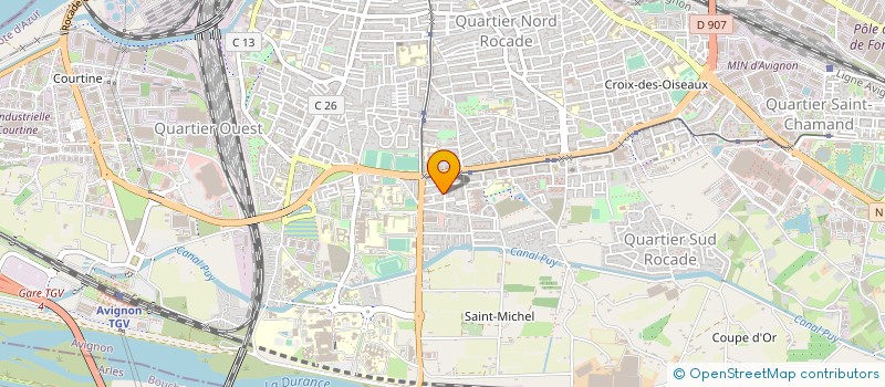 localisation de l'entreprise MONSIEUR MOHAMMED SEGHROUCHNI  AVIGNON