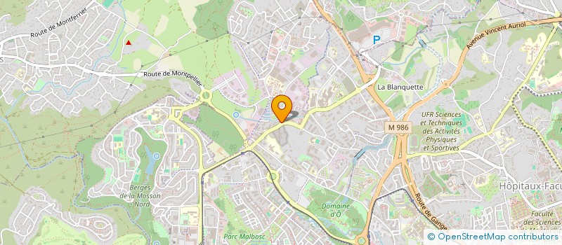 localisation de l'entreprise MONSIEUR MOHAMMED SEGMANI à MONTPELLIER