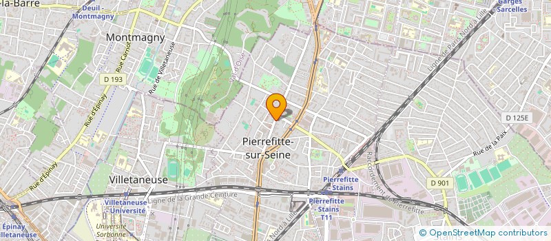 localisation de l'entreprise MONSIEUR MOHAMMED SELMOUN à PIERREFITTE-SUR-SEINE