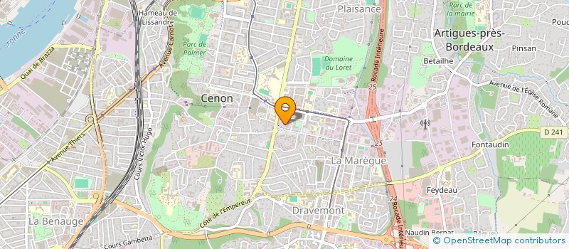 localisation de l'entreprise MONSIEUR MOHAMMED SELSELET-ATTOU  CENON