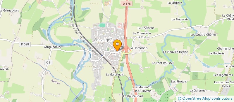 localisation de l'entreprise MONSIEUR MOHAMMED SETTOU  CHEVAIGNE