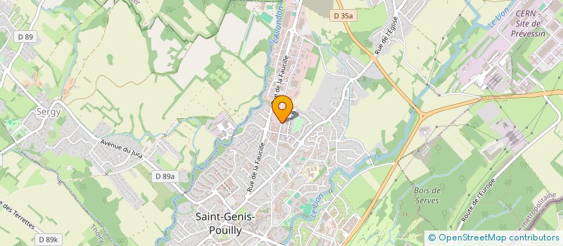 localisation de l'entreprise MONSIEUR MOHAMMED SHAKER SHAABAN à SAINT-GENIS-POUILLY