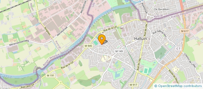 localisation de l'entreprise MONSIEUR MOHAMMED SIDI YAKOUB  HALLUIN