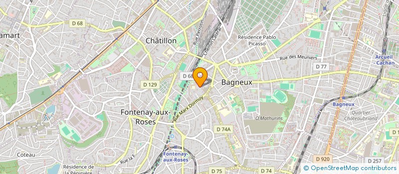 localisation de l'entreprise MONSIEUR MOHAMMED SINA NEBBACHE à FONTENAY-AUX-ROSES