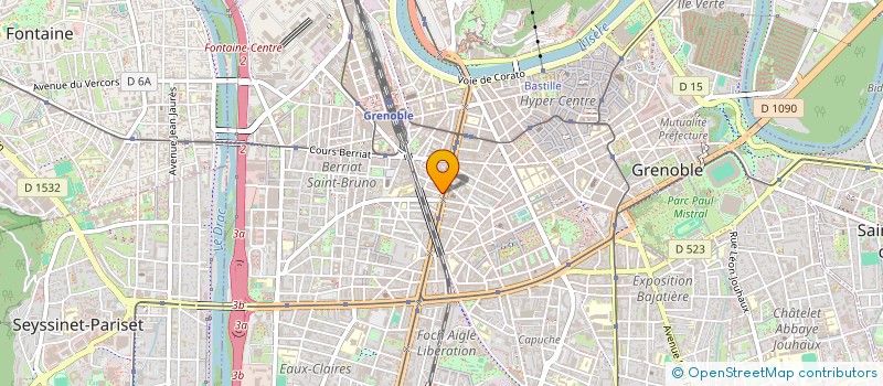 localisation de l'entreprise MONSIEUR MOHAMMED SLAOUI à GRENOBLE