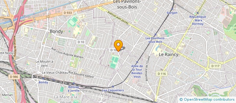 localisation de l'entreprise MONSIEUR MOHAMMED SOUNA  LES PAVILLONS-SOUS-BOIS