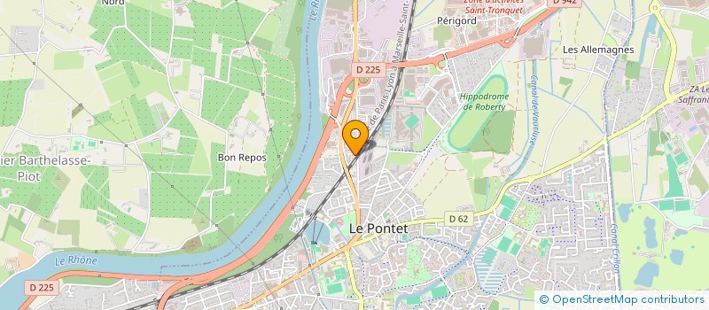 localisation de l'entreprise MONSIEUR MOHAMMED SOUSSAN  LE PONTET