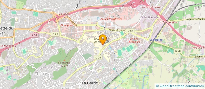 localisation de l'entreprise MONSIEUR MOHAMMED STITOU à LA GARDE