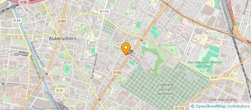 localisation de l'entreprise MONSIEUR MOHAMMED TAHIRI à AUBERVILLIERS