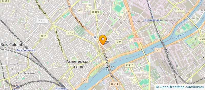 localisation de l'entreprise MONSIEUR MOHAMMED TAJUL ISLAM à GENNEVILLIERS