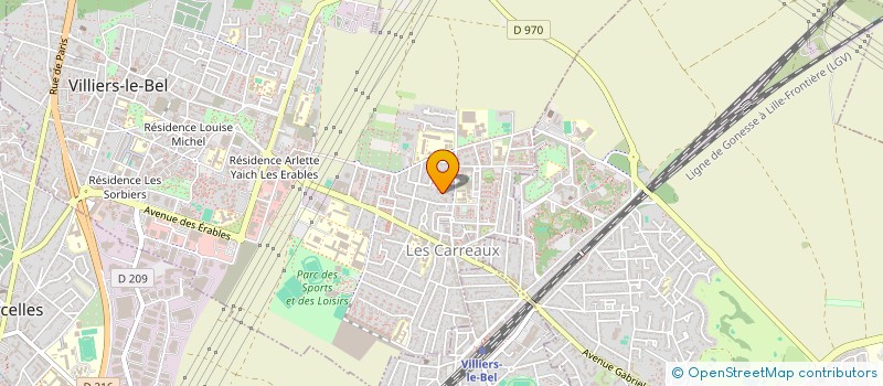 localisation de l'entreprise MONSIEUR MOHAMMED TALBI  VILLIERS-LE-BEL