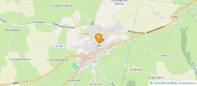 localisation de l'entreprise MONSIEUR MOHAMMED TALEB  SOUVIGNY