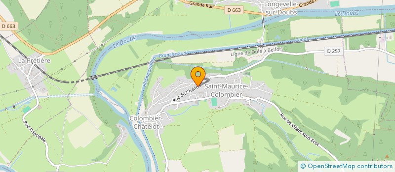 localisation de l'entreprise MONSIEUR MOHAMMED TALIBI  SAINT-MAURICE-COLOMBIER