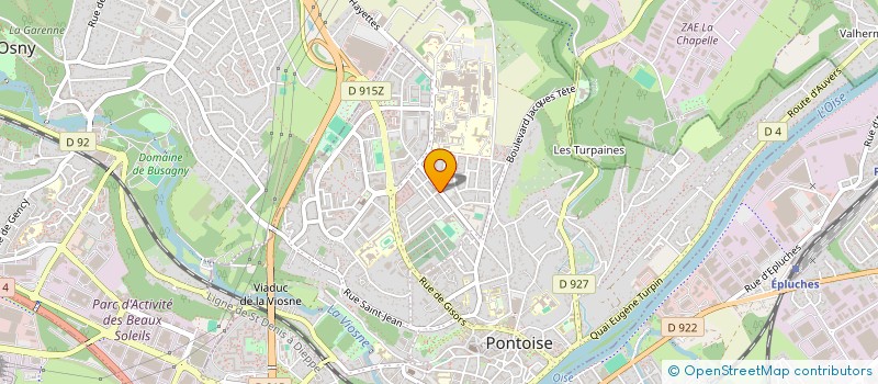 localisation de l'entreprise MONSIEUR MOHAMMED TALIOUINE  PONTOISE