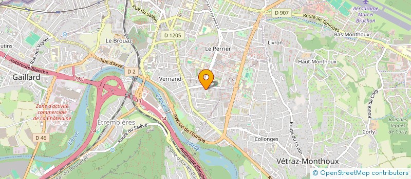 localisation de l'entreprise MONSIEUR MOHAMMED TIACH  ANNEMASSE