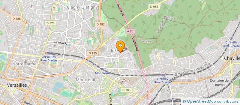 localisation de l'entreprise MONSIEUR MOHAMMED TOUATI à VERSAILLES