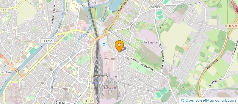 localisation de l'entreprise MONSIEUR MOHAMMED TOUIER  DOUAI