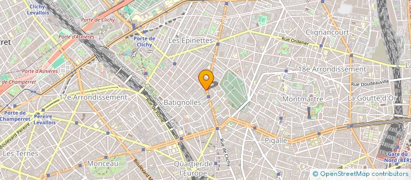 localisation de l'entreprise MONSIEUR MOHAMMED TOUZANI  PARIS