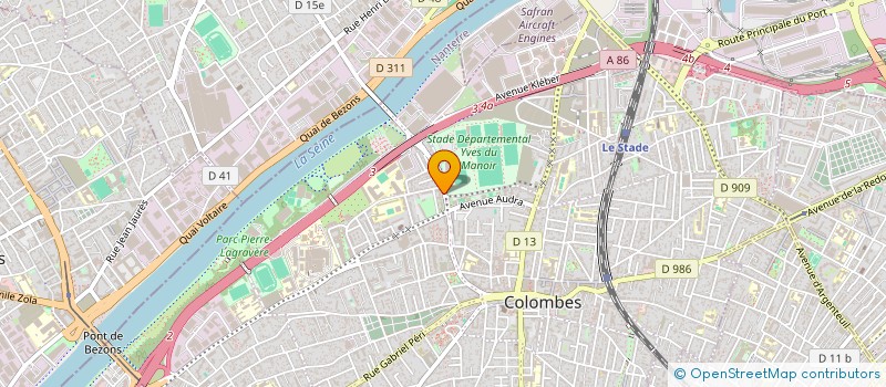 localisation de l'entreprise MONSIEUR MOHAMMED UDDIN à COLOMBES
