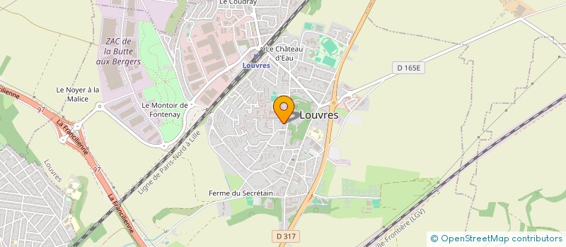 localisation de l'entreprise MONSIEUR MOHAMMED WALID EMTIR  LOUVRES