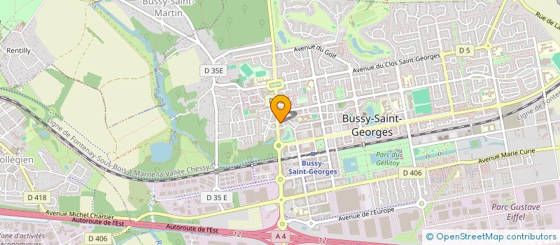 localisation de l'entreprise MONSIEUR MOHAMMED YACOUBI SOUSSANE  BUSSY-SAINT-GEORGES