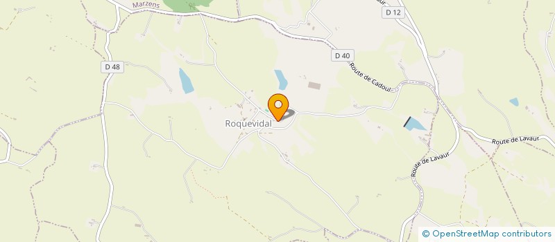 localisation de l'entreprise MONSIEUR MOHAMMED YAHYAOUI  ROQUEVIDAL