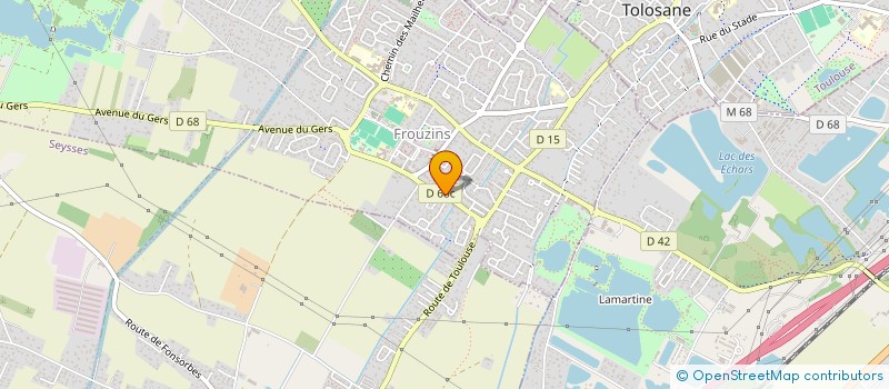 localisation de l'entreprise MONSIEUR MOHAMMED YASSINE ALIOUALLA  FROUZINS