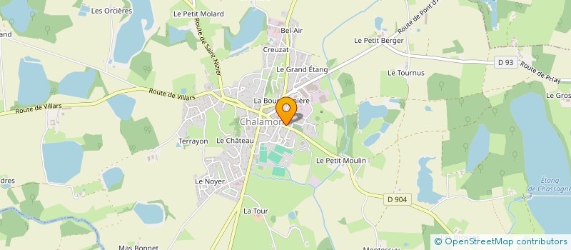 localisation de l'entreprise MONSIEUR MOHAMMED YASSINE M RABET HARRAK à CHALAMONT