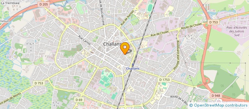 localisation de l'entreprise MONSIEUR MOHAMMED YAZID  CHALLANS